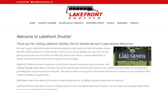 Desktop Screenshot of lakefrontshuttle.com